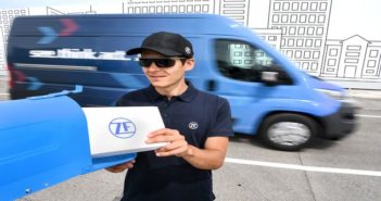 ZF presents semi-autonomous postal van ZF postal van