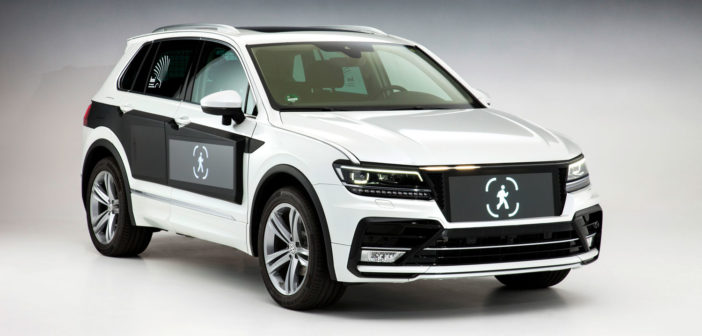 Volkswagen previews interactive holographic headlights for future cars