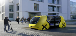Autonomous school bus idea shown by Volkswagen Group