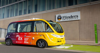 University launches autonomous shuttle service in Adelaide Flinders autonomous shuttle