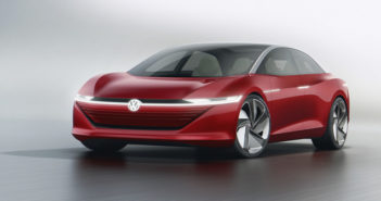 Volkswagens electric I.D. family bolstered with autonomous saloon concept Volkswagen ID VIZZION