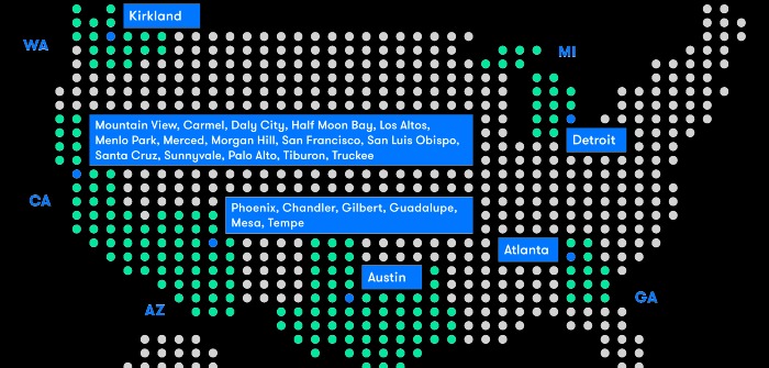 Waymo map