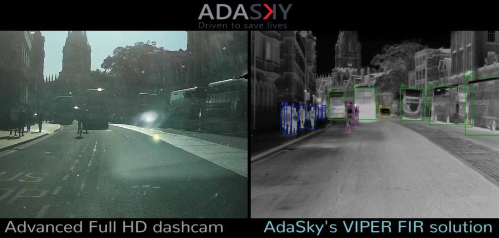 AdaSky’s Viper is the first far infrared sensor integrated into smart headlights 