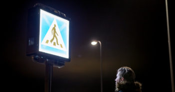 Smart pedestrian crosswalk uses V2X to help save pedestrian lives