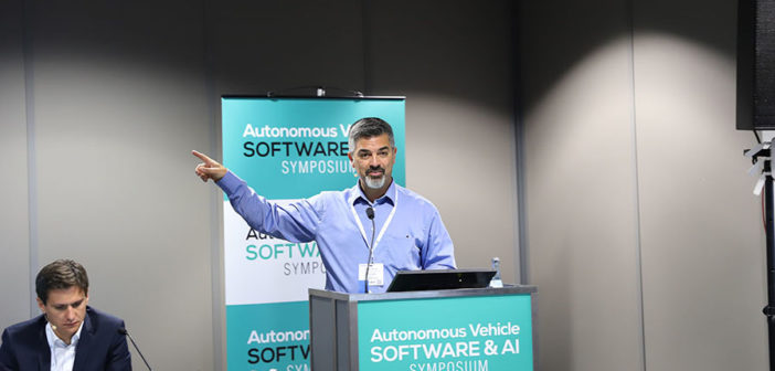 Serkan Arslan Nvidia at AV Software AI symposium