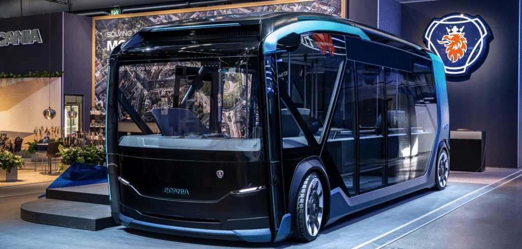 Scania reveals modular self-driving coach of the future