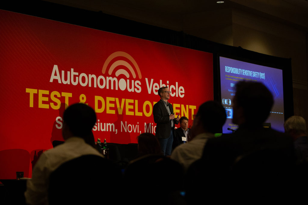 AVTDS Novi 2018 speaker on stage