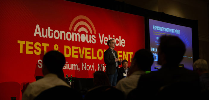 AVTDS Novi 2018 speaker on stage