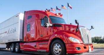 Kodiak autonomous trucks begin commercial deliveries in Texas