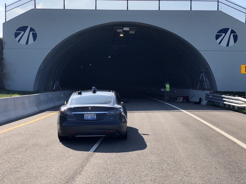 First-ever Live Demo Day showcases ADAS testing technology at American Center for Mobility Racelogic VBOX Indoor Positioning system tunnel