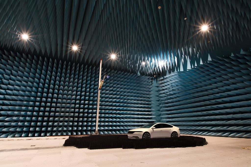 Panasonic builds a large anechoic chamber to evaluate CAV performance
