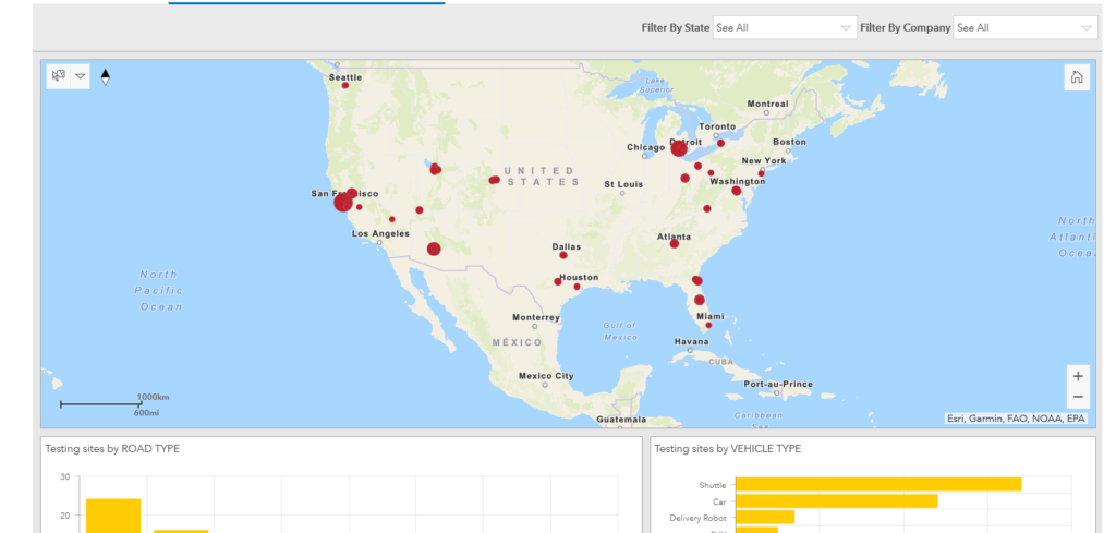 Public-facing app shows AD test locations