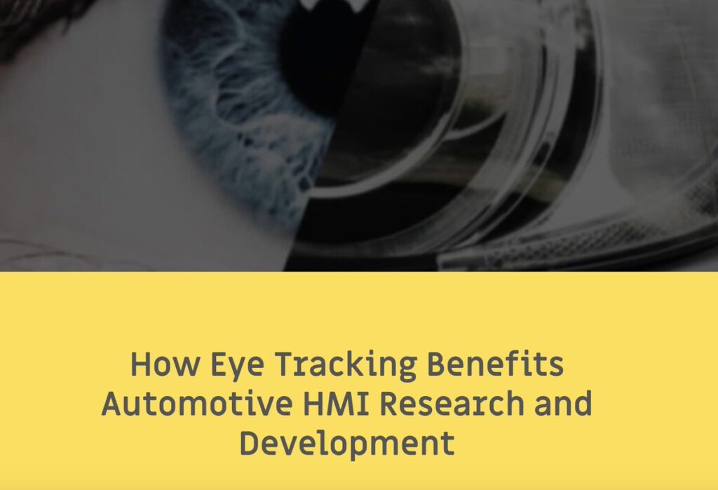 Free webinar: How eye tracking benefits automotive HMI R&D