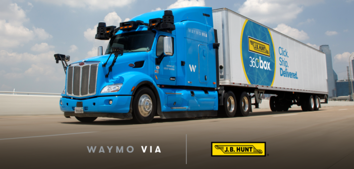 Waymo extends autonomous trucking partnership with J.B. Hunt