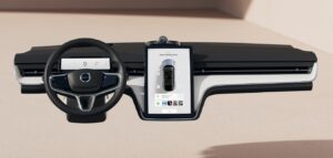 Volvo EX90 delivers relevant information to occupants through smart screens