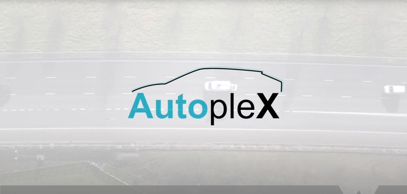 AutopleX consortium trials motorway merging with connected roadside