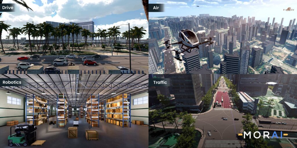 MORAI SIM full-stack autonomous driving simulation platform on display at CES 2023