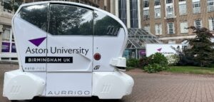 Aston University and Aurrigo improve driverless vehicle capabilities