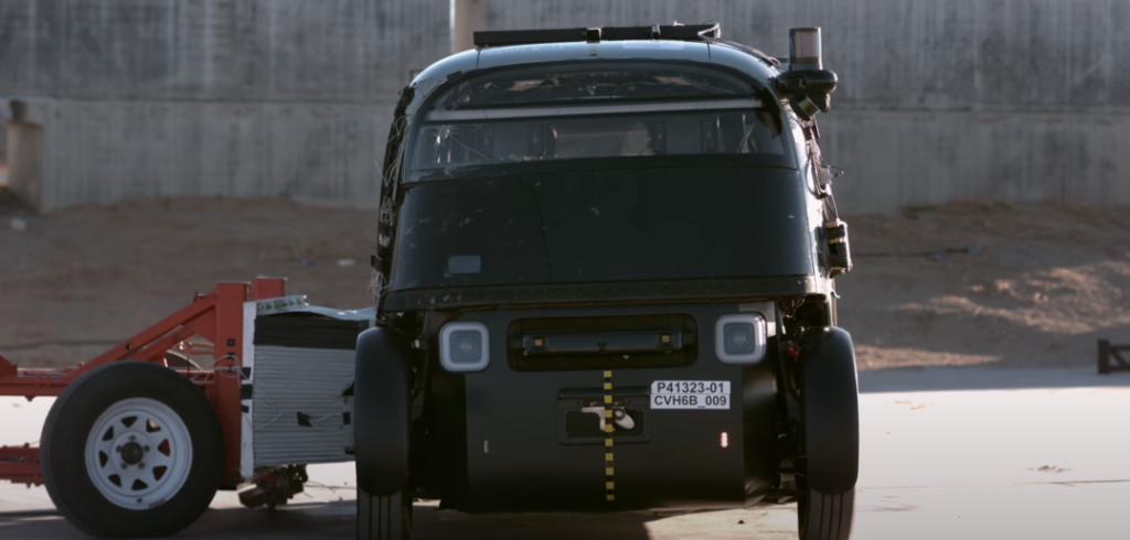 VIDEO: Zoox details robotaxi crash testing