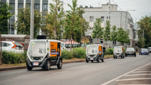 Clevon deploys Europe’s first fleet of autonomous carriers on public roads