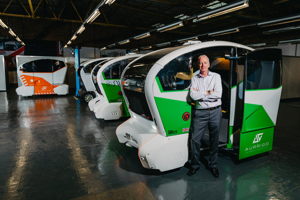 Aurrigo’s David Keene named as Top 100 manufacturing professional for record-breaking third time