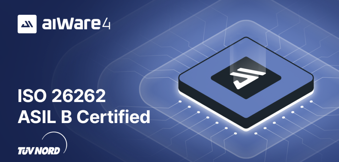 aiMotive’s aiWare4 Neural Processing Unit achieves ASIL B certification