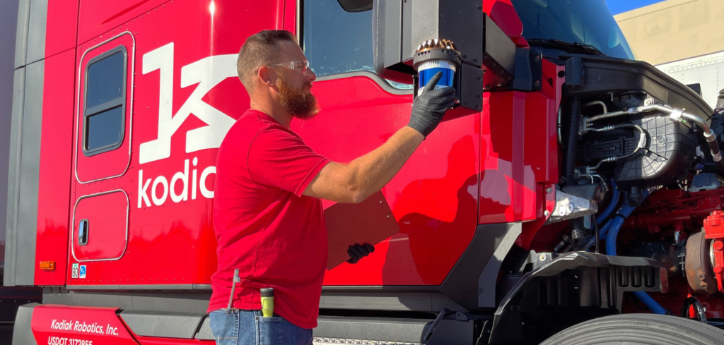 Kodiak Robotics pilots enhanced inspection program for autonomous trucks