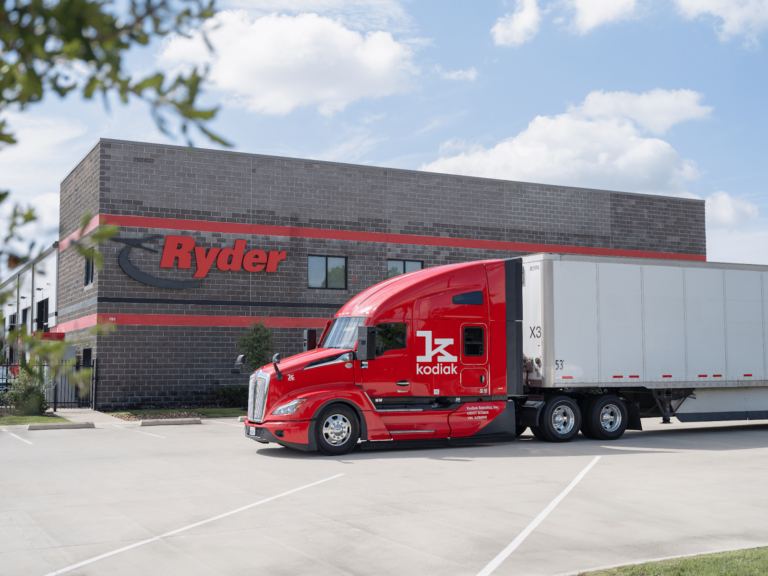 Kodiak and Ryder open autonomous truckport in Houston