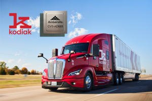 Ambarella’s AI domain controller SoC selected for Kodiak’s autonomous trucks