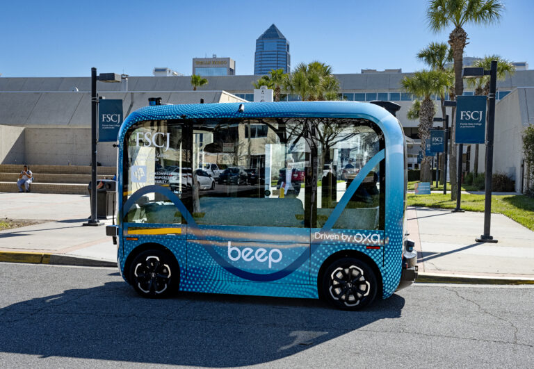 Beep shuttle marks first commercial deployment of Oxa’s self-driving software