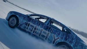 Geely unveils “driverless drifting” technology