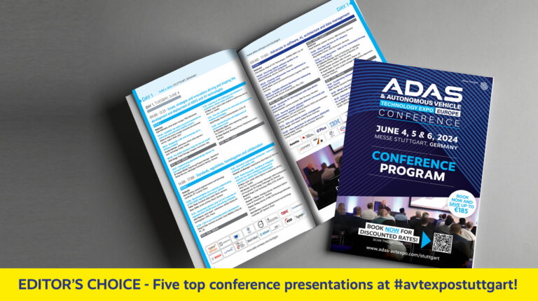 ADAS & Autonomous Vehicle Technology Expo conference program.