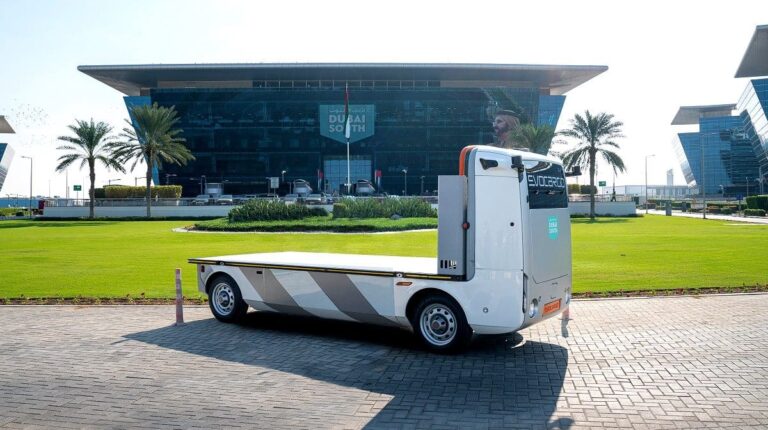 Dubai completes initial tests on driverless trucks.