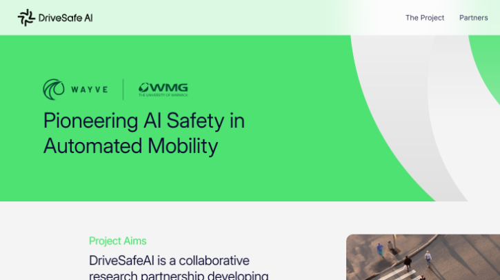 Wayve and WMG launch DriveSafeAI microsite to support AI in autonomous driving