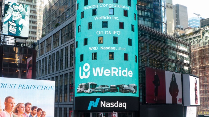 Autonomous technology brand WeRide listed on Nasdaq Autonomous technology brand WeRide listed on Nasdaq.