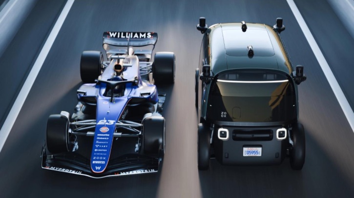 Williams Racing partners with autonomous brand Zoox   Williams Racing partners with autonomous brand Zoox.