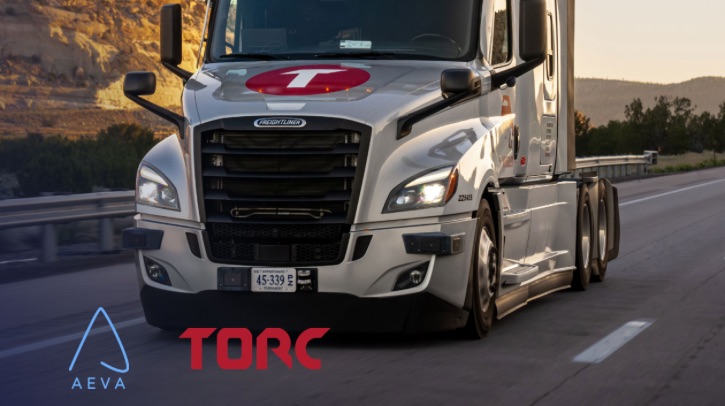 Torc and Aeva to work together on new safety architecture for truck applications Torc and Aeva expand collaboration for autonomous truck technology