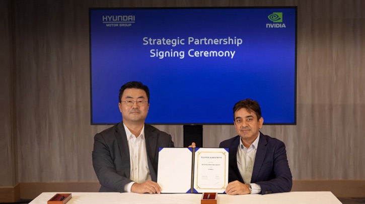 Hyundai joins forces with Nvidia to develop AI solutions Hyundai join forces with Nvidia to develop AI solutions