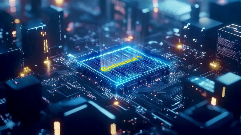 Continental creates Advanced Electronics & Semiconductor Solutions organization A diagram of a semiconductor and accompanying electronics.