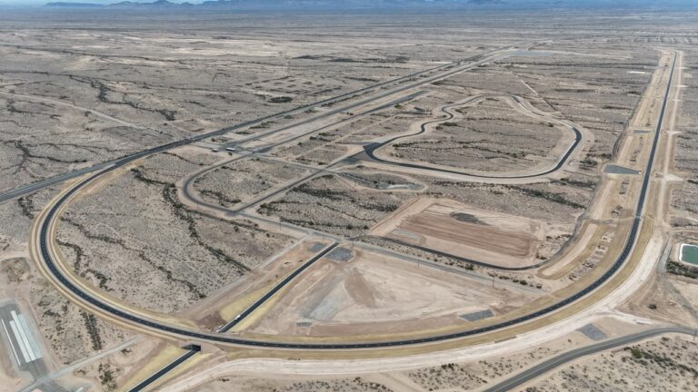 Aerial view of the Toyota Arizona Proving Grounds.