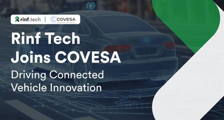Rinf Tech joins COVESA to accelerate connected vehicle ecosystems.