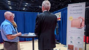 Gapwaves booth at ADAS & Autonomous Vehicle Technology Summit North America 2025 expo.