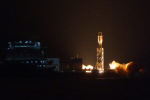 Rocket launching.
