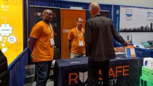 RunSafe booth at ADAS & Autonomous Vehicle Technology Summit North America 2025 expo