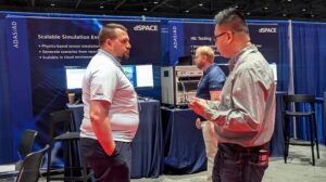 dSPACE booth at ADAS & Autonomous Vehicle Technology Summit North America 2025 expo