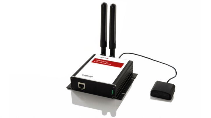 Vector launches cube:tap interface for LTE-V2X The Vector Informatik cube:tap shown in a profile promo pic against a white background