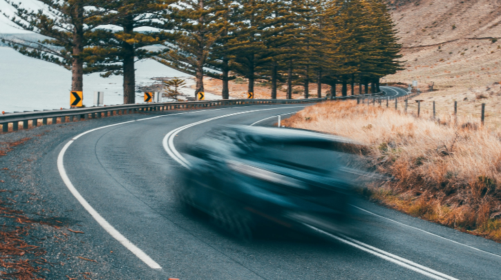 HarmonEyes brings AI-powered eye-tracking platform to SDVerse marketplace A blurred car driving on a winding road