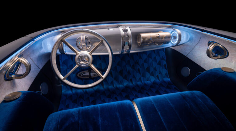 Art deco meets AI in Mercedes-Benz’s Level 4 Vision Iconic concept A promo pic of the Mercedes-Benz Vision Iconic concept's interior