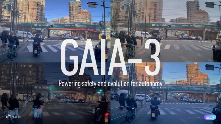 Wayve's GAIA-3 generative world model now available for autonomous driving validation.
