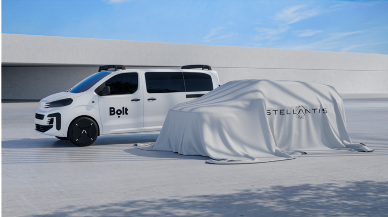 Stellantis and Bolt partner to advance driverless mobility in Europe Stellantis’s medium-size van and STLA Small platform vehicle with Bolt's logo